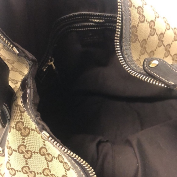 Gucci Natural Monogram Canvas Pelham Hobo Bag - Picture 12 of 14